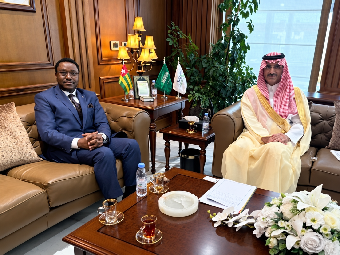 À RIYAD, LE TOGO ET LE FONDS SAOUDIEN POUR LE DÉVELOPPEMENT RÉITÈRENT LEUR ENGAGEMENT EN FAVEUR DES PROJETS DE DÉVELOPPEMENT AU TOGO